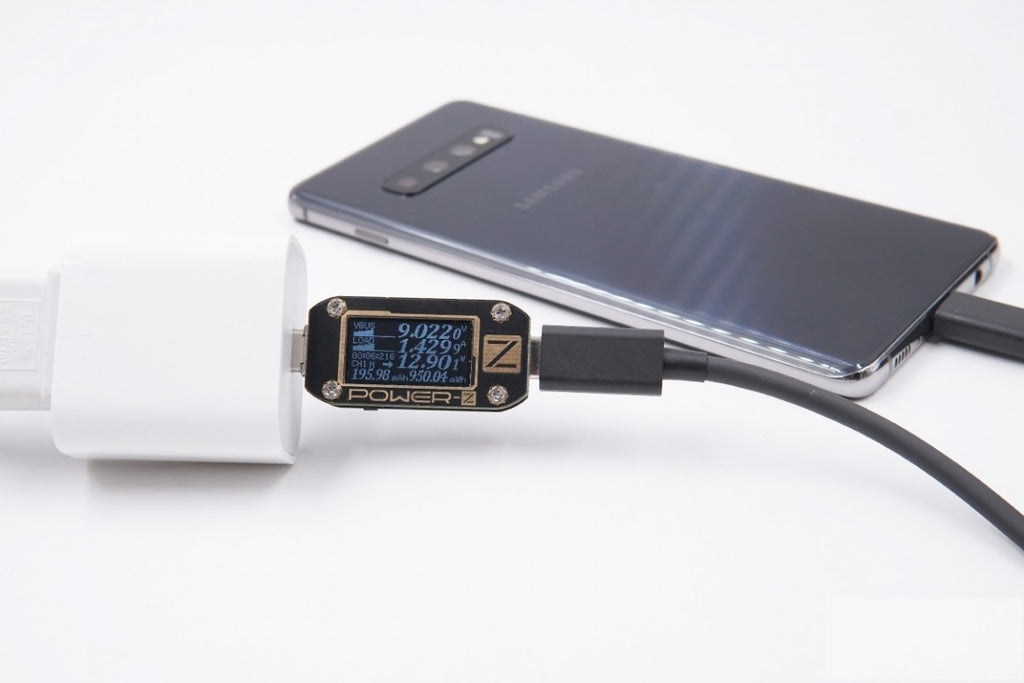 Three fast charging protocols, Samsung S10+  charging test